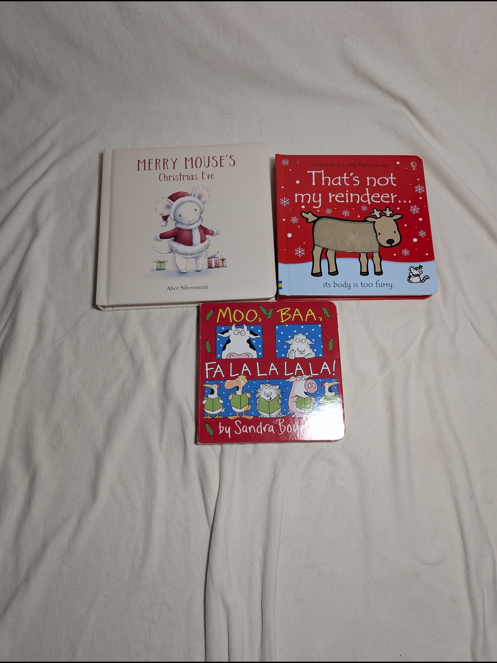Christmas Board Books - Jellycat, Sandra Boynton, That's Not My Reindeer